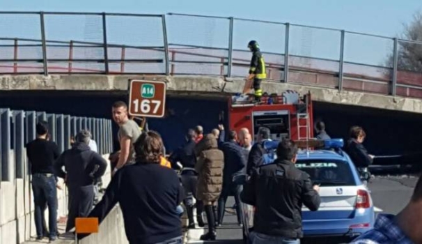 Картинки по запросу a14 ponte caduto