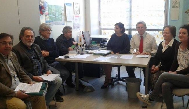 I rappresentanti di amministrazione e sindacati alla firma del protocollo I rappresentanti di amministrazione e sindacati alla firma del protocollo