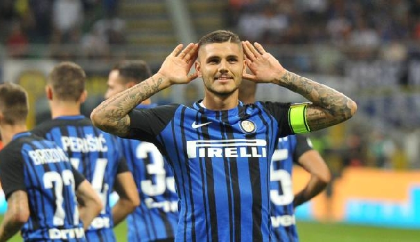 Icardi in gol due volte contro la Fiorentina (Newpress) Icardi in gol due volte contro la Fiorentina (Newpress)
