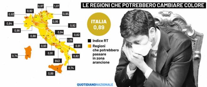 colori regioni oggi zona gialla arancione e rossa dal 17 maggio chi cambia fascia cronaca