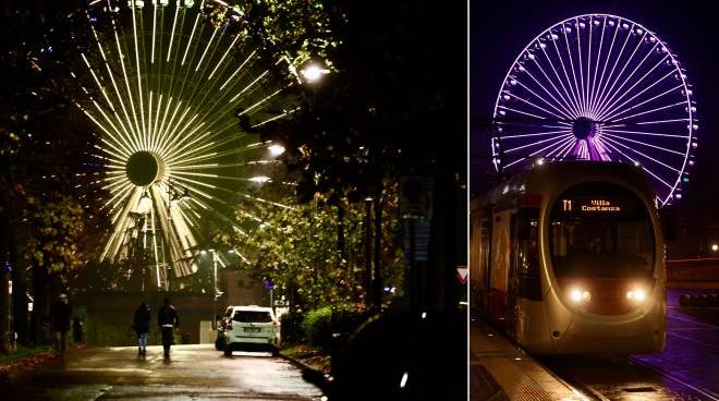 la ruota panoramica di firenze si illumina i prezzi dei biglietti cronaca lanazione it