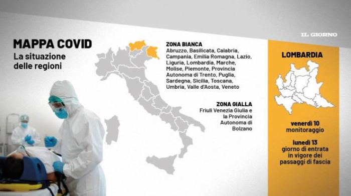 zona gialla la lombardia rischia ecco cosa puo cambiare e da quando cronaca ilgiorno it