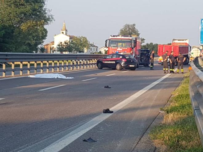 incidente mortale in transpolesana le foto cronaca ilrestodelcarlino it