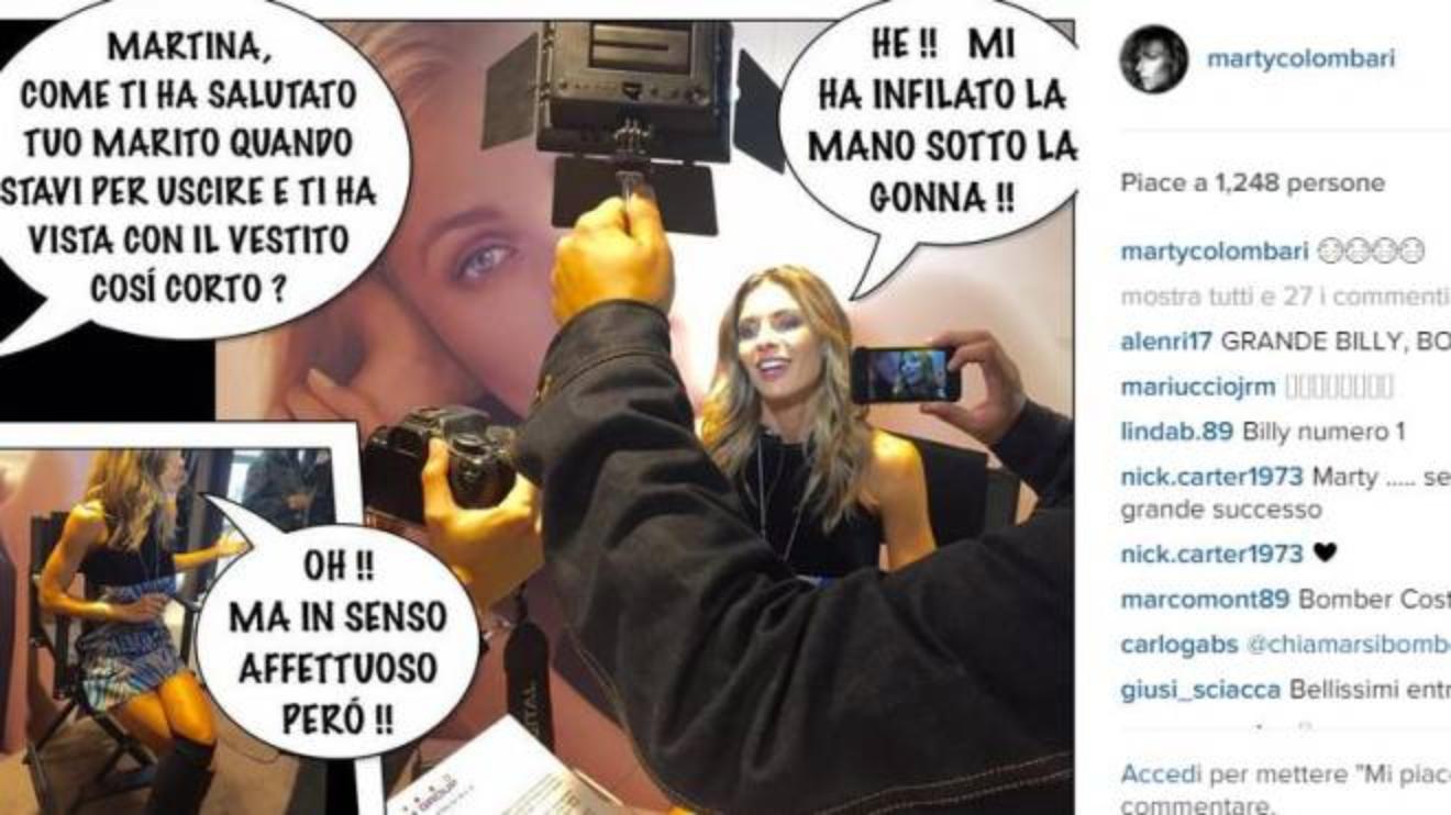 Martina Colombari Su Instagram Vignetta Sexy E Ironia Gossip Quotidiano Net