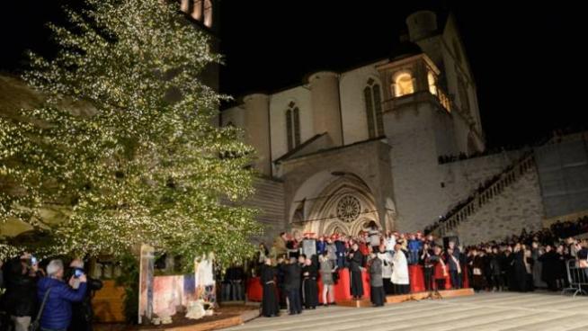 Assisi Tutto Pronto Per Il Presepe E L Accensione Dell Albero Di Natale Cosa Fare Lanazione It