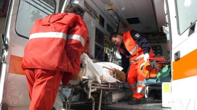 Uma ambulância (foto de arquivo)