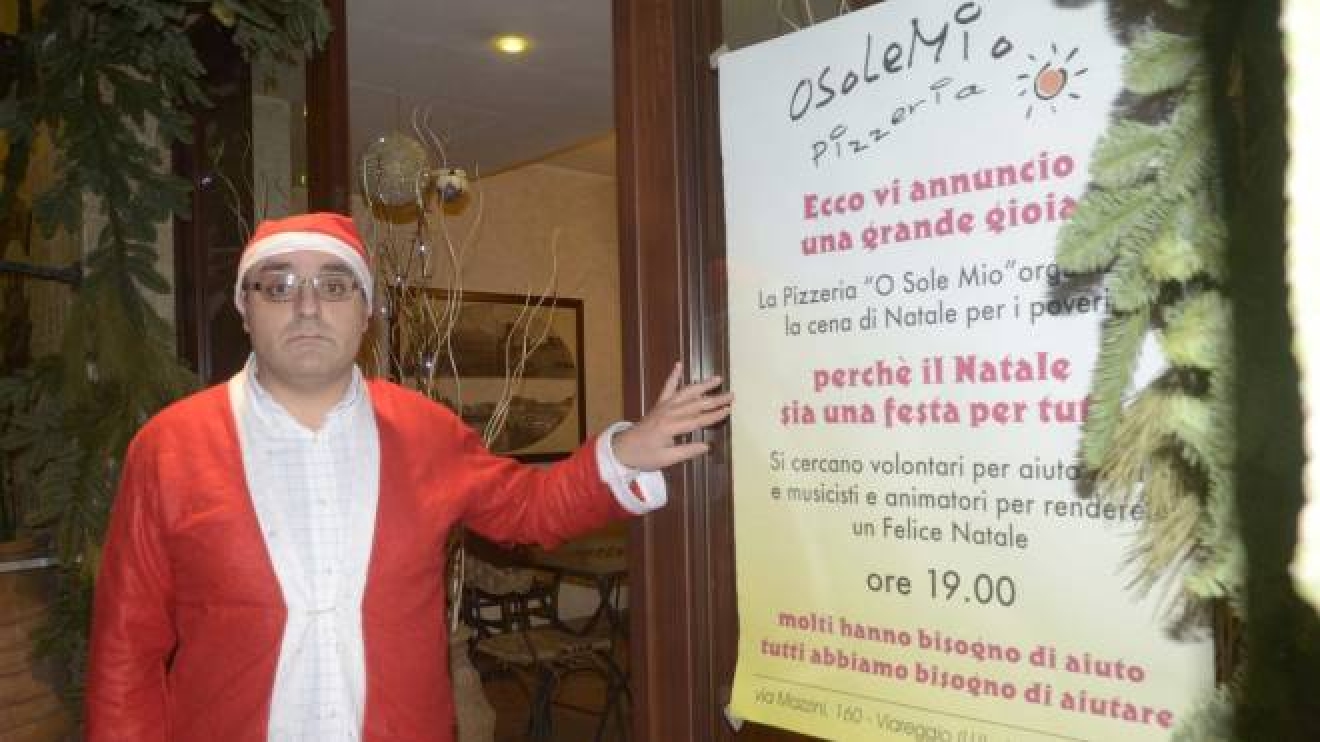 Il Nostro Regalo Piu Bello E Per I Poveri La Grande Cena Di O Sole Mio Cronaca Lanazione It