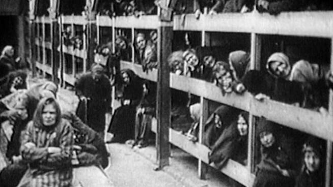 Una immagine di una baracca di un campo di concentramento (Ansa)