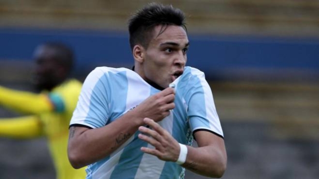 Inter C E Martinez Un Sogno Milito Mi Ha Caricato Sport Calcio Ilgiorno It