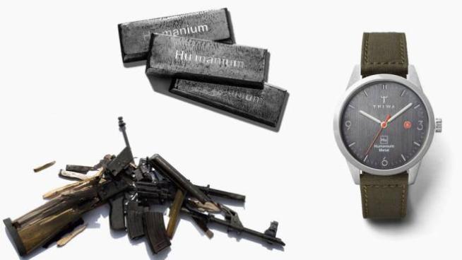 Gli Orologi Fatti Con Il Metallo Di Armi Illegali Magazine Quotidiano Net