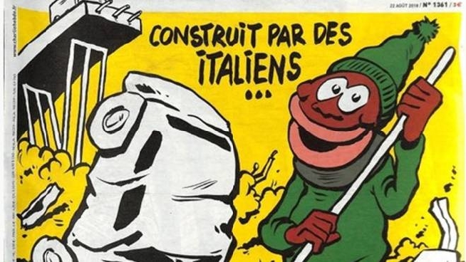 Charlie Hebdo La Macabra Vignetta Su Genova Fa Imbufalire Il Viceministro E Non Solo Esteri