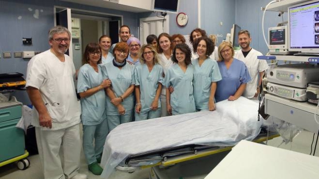 IN REPARTO Lo staff di gastroenterologia