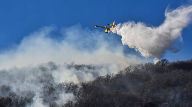 Incendio in Valganna