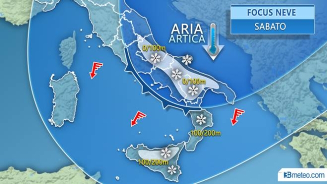 Il meteo per sabato Il meteo per sabato