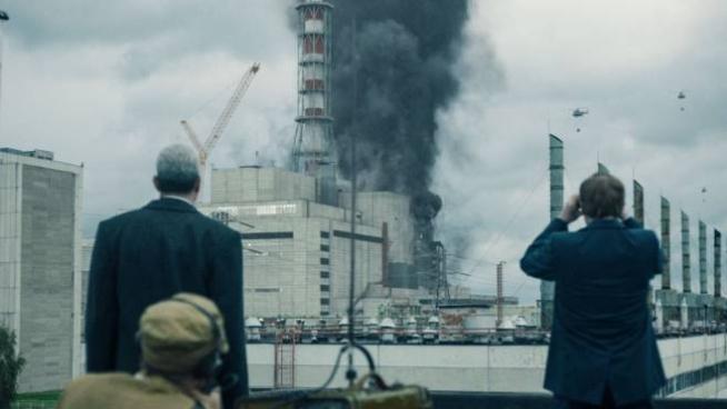 Una scena della serie tv Sky-Hbo dedicata a Chernobyl
