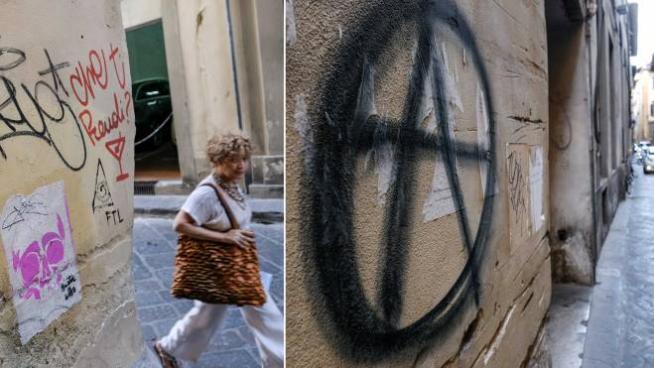 Graffiti Firenze Sotto Attacco Muri Imbrattati Ovunque Inviaci La Tua Segnalazione Cronaca