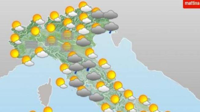 Previsioni giovedi Previsioni giovedi