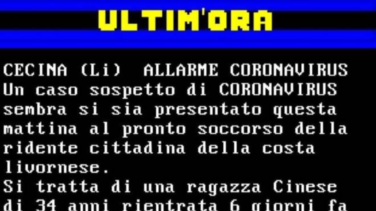 Coronavirus, la follia dei falsi allarmi: diffuse su whatsapp finte pagine  Televideo - Cronaca