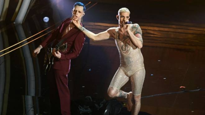 Achille Lauro a Sanremo 2020 Fonte quotidiano.net