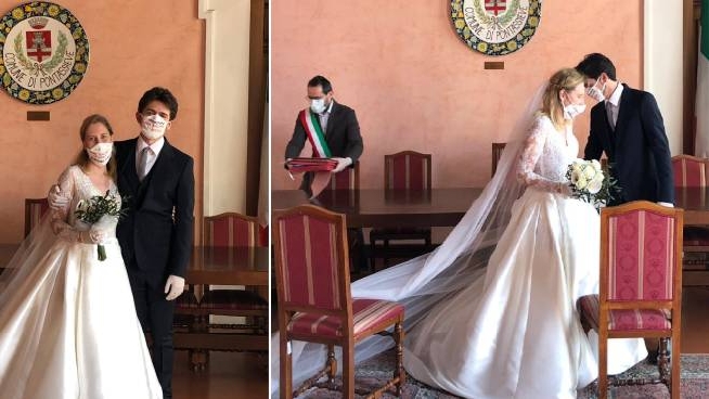 Matrimonio Con Mascherine E Senza Invitati Ma Non Volevamo Rinunciare Al Nostro Sogno Cronaca