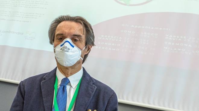 Il Governatore della Lombardia Attilio Fontana: " Stop ai colori delle regioni "