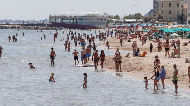 Pesaro, la spiaggia (Fotoprint)