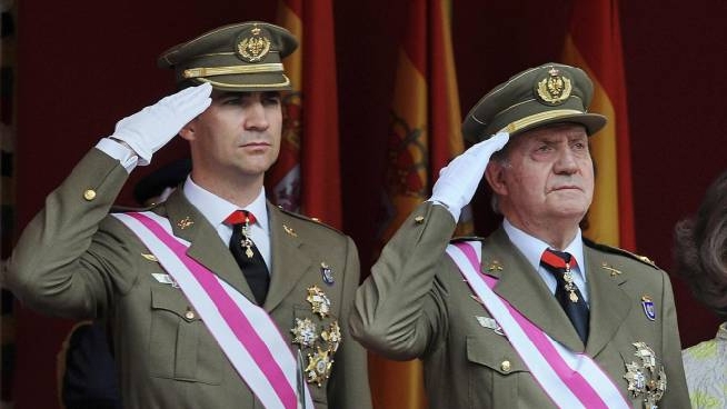 Felipe e Juan Carlos (Ansa)