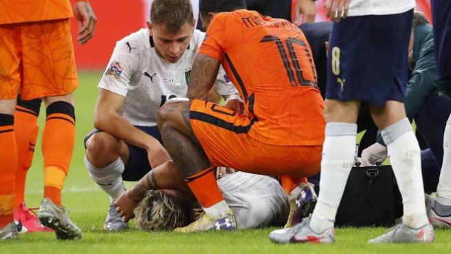 Zaniolo Si Teme Una Rottura Del Crociato Del Ginocchio Sinistro Sport Calcio Quotidiano Net