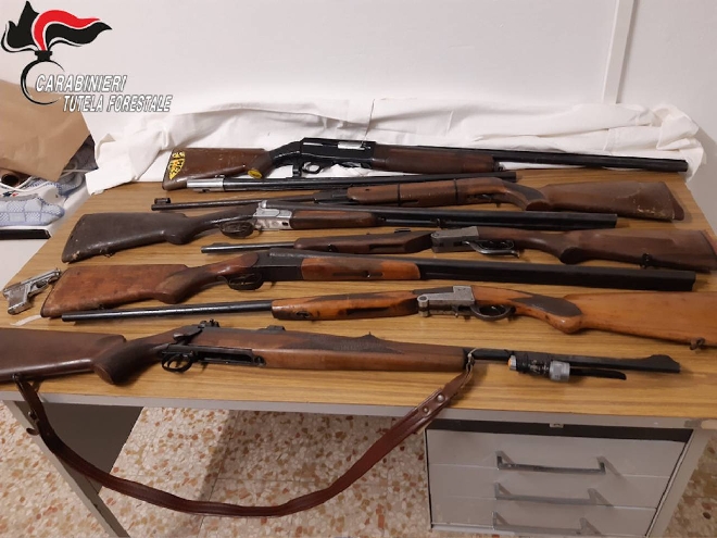 ?url=http%3A%2F%2Fp1014p.quotidiano.net%3A80%2Fpolopoly_fs%2F1.5801685.1607598956%21%2FhttpImage%2Fimage.jpg_gen%2Fderivatives%2Ffullsize%2Fimage Colico, sequestrato l'arsenale dei bracconieri: denunciati 8 cacciatori