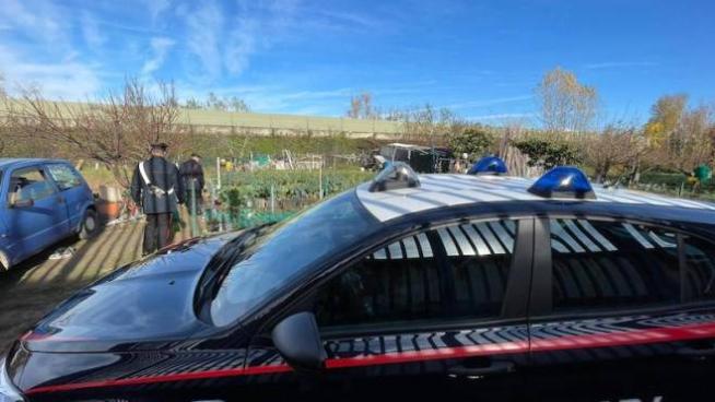 I carabinieri sul posto