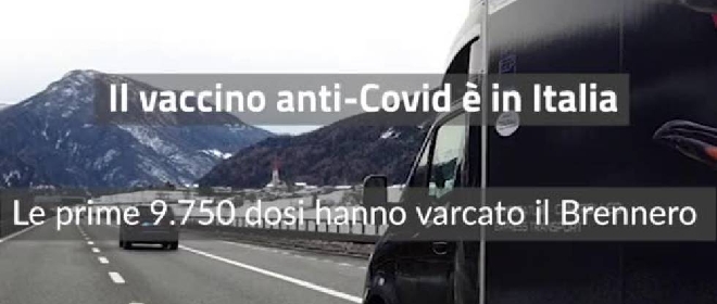 Vaccino Pfizer In Italia Il Furgone Con Le Prime Dosi E Giunto A Roma Cronaca Quotidiano Net