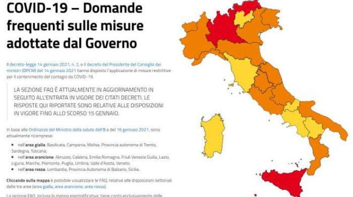 Zona Rossa Arancione E Gialla Regole E Cosa Si Puo Fare Faq E Autocertificazione Cronaca Cartina Italia Zone Rosse Arancioni E Gialle