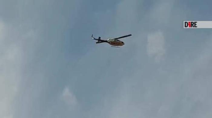 bologna il video dei due elicotteri della polizia in volo cronaca ilrestodelcarlino it