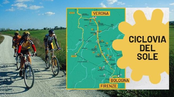 Ciclovia del Sole: mappa e percorso. Cassani: