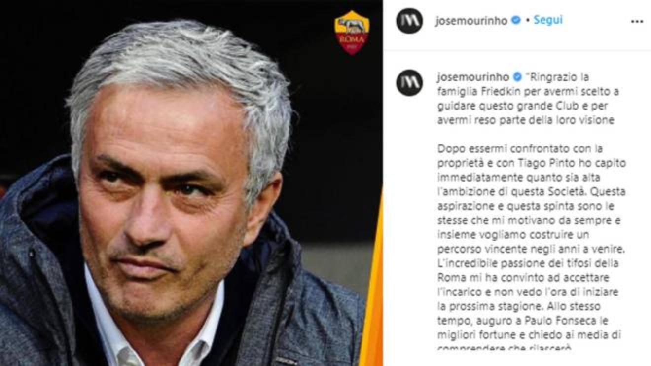 Mourinho roma contratto
