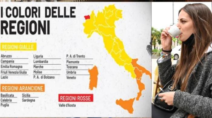 colori regioni zona gialla arancione e rossa chi cambia da lunedi 10 maggio cronaca