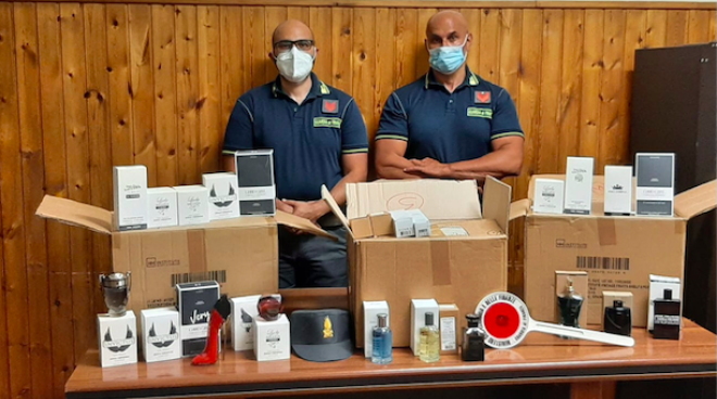 La merce sequestrata