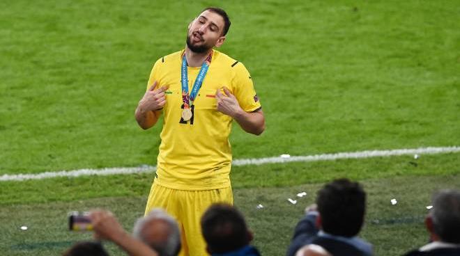 La alegría de Donnarumma