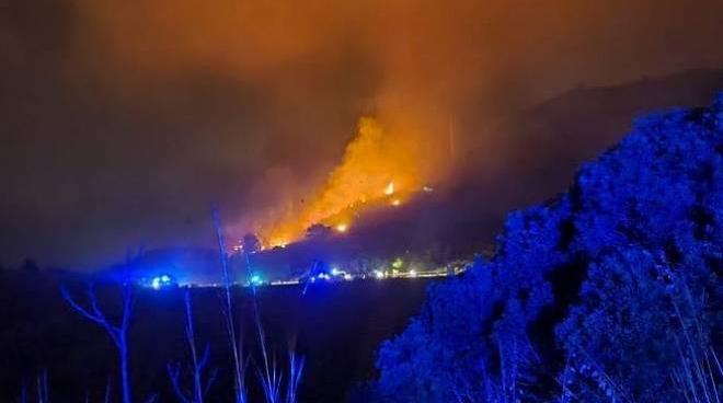 Isola d'Elba, altro incendio nella notte - Cronaca - lanazione.it