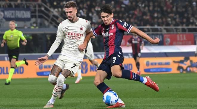 bologna milan 2 4 ko a testa alta i rossoblu restano in 9 sport calcio ilrestodelcarlino it