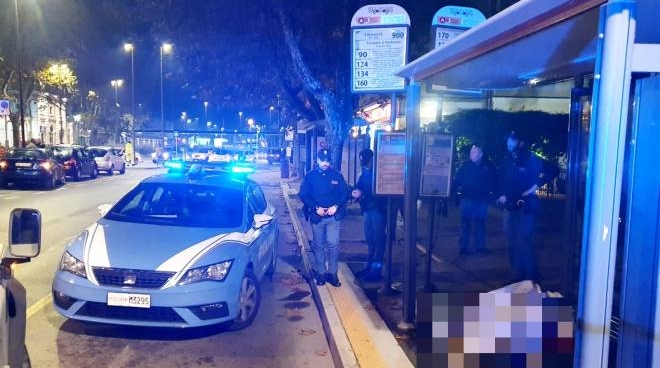 Polícia na cena do crime