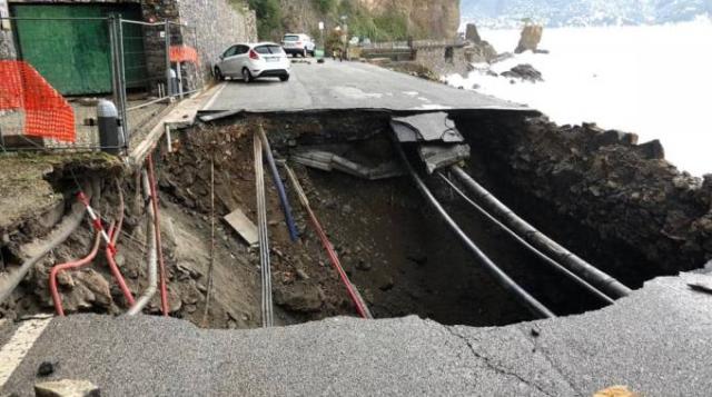 Maltempo, Portofino isolata (Dire)