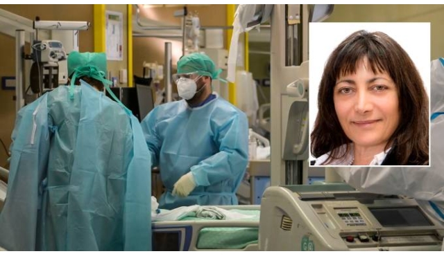 Nel riquadro la vittima, Letizia Perna Nel riquadro la vittima, Letizia Perna, morta di covid