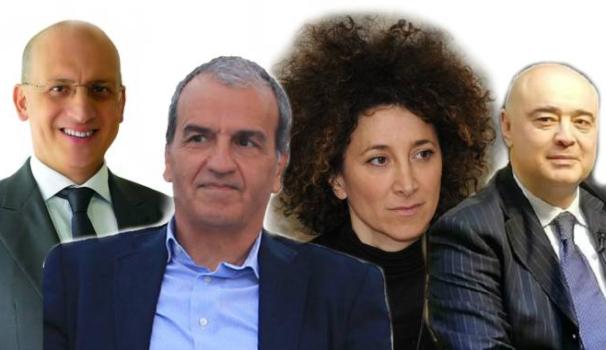 Da sinistra: Patassini (Lega), Morgoni (Pd), Emiliozzi (M5S) e Pazzaglini (Lega) Da sinistra: Patassini (Lega), Morgoni (Pd), Emiliozzi (M5S) e Pazzaglini (Lega)
