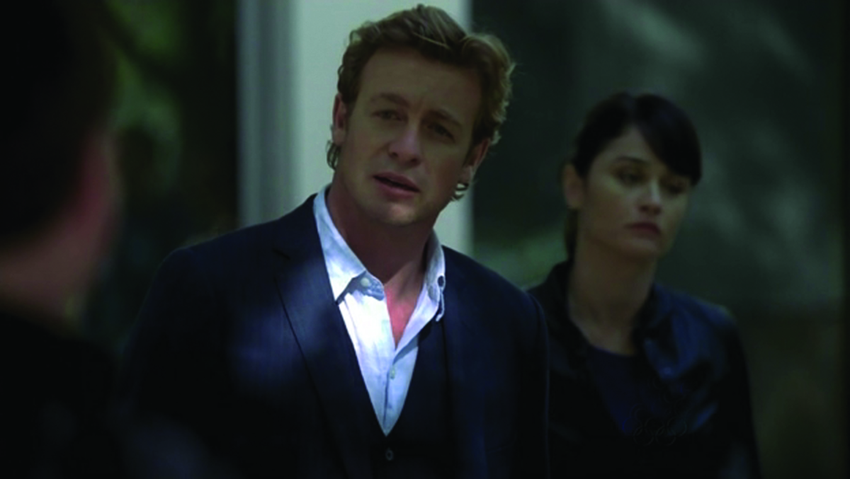 The Mentalist-Rosso bordeaux