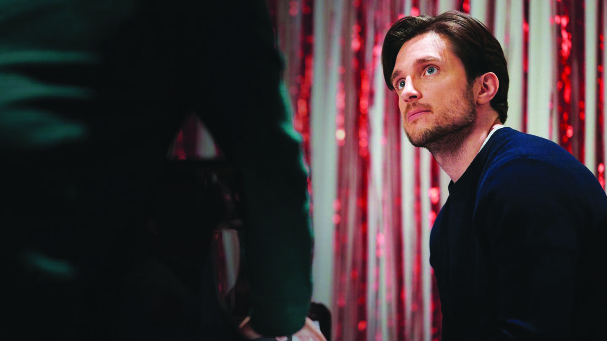 Una coppia sotto il vischio