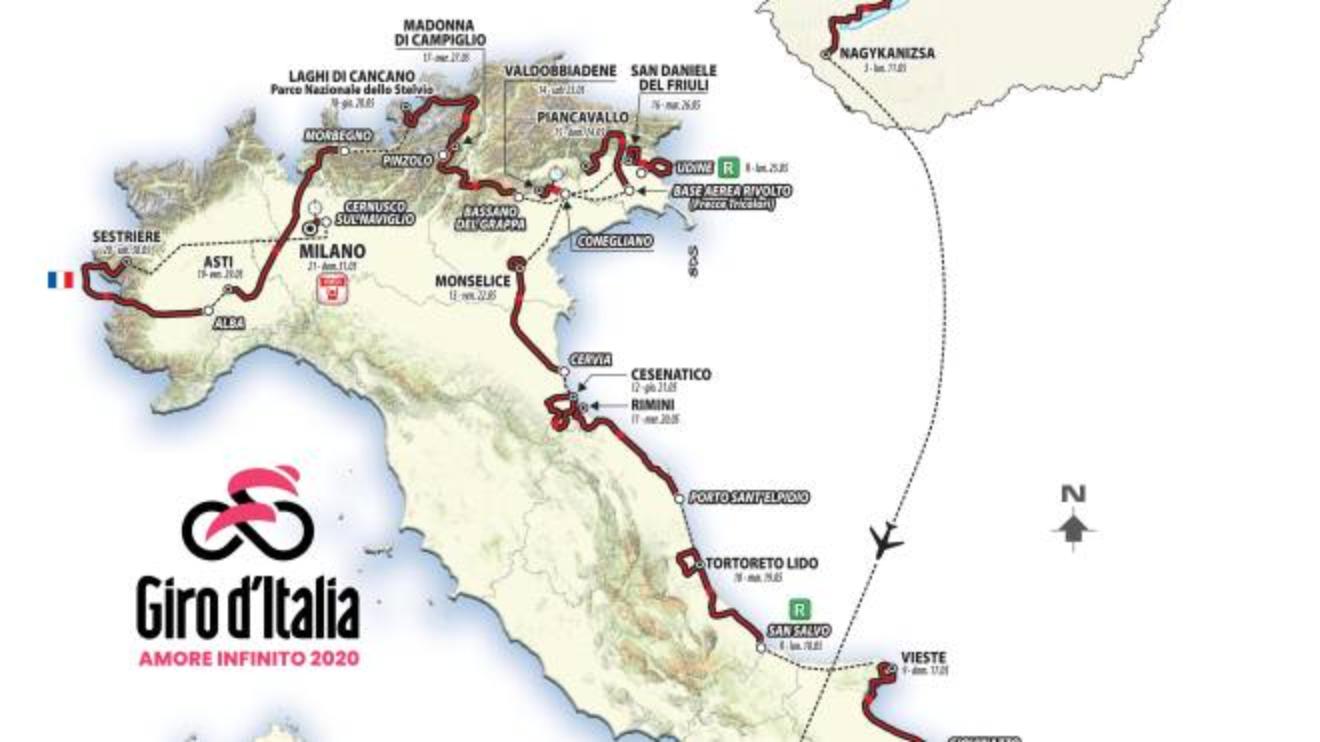 Giro D Italia 2020 Svelato Il Percorso Ecco Tutte Le Tappe Altri Sport Quotidiano Net Calendario Tappe Giro D’Italia 2022